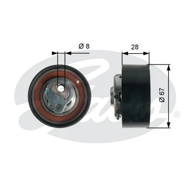 Comprar T43136 Gates Tensor correa distribución