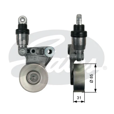 Tensor de correa de alternador para Nissan Terrano II R20