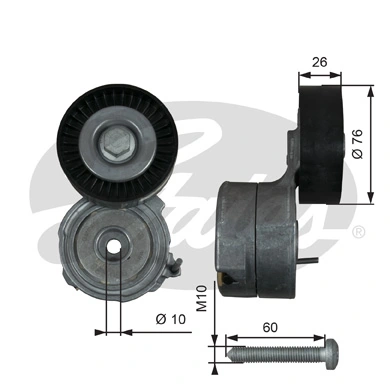 T38423 Gates Tensor de correa de alternador
