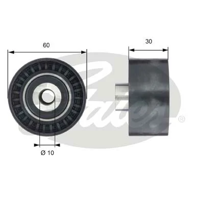 Polea tensora intermedio de correa dentada para Ford Focus III CB8