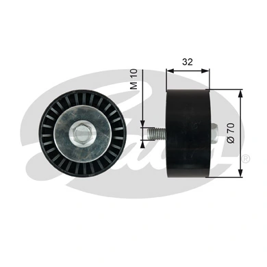 Comprar T36748 Gates Polea inversión/guía, correa poli V