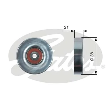 Comprar Polea inversión / guía, correa poli V Toyota Yaris  P10