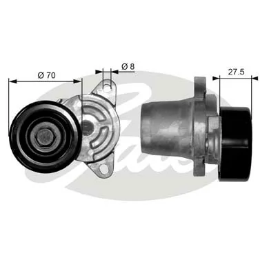 Tensor de correa de alternador para KIA Cerato I LD