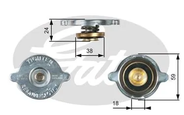 Tapa de radiador Mercedes Bus 207-310 601