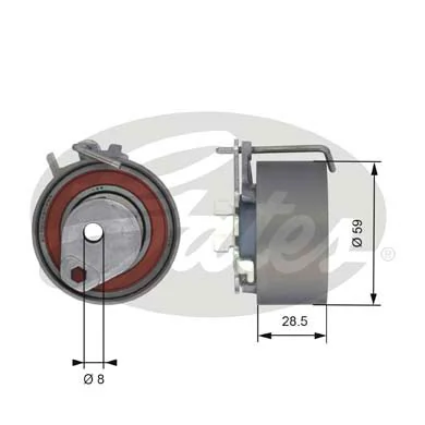 Rodillo tensor cadena Renault Twingo I