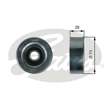 Comprar T36418 Gates Polea inversión/guía, correa poli V