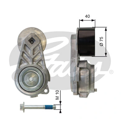 T38726 Gates Tensor de correa de alternador