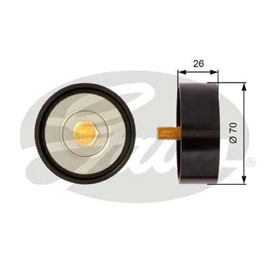 Polea inversión/guía, correa auxiliar servicios Gates T36307 precio, desde 14,47 EUR