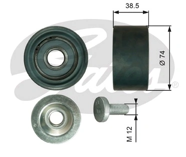 Polea inversión/guía, correa auxiliar servicios Volvo Trucks TRUCK FH12 camiones tractores (1993 - 2005) precio, desde 19,82 EUR