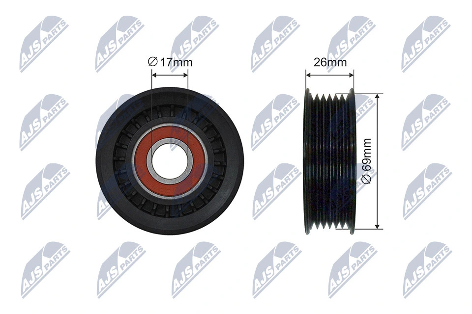Tensor de la correa trapecial poli v Ford Transit  (V347/8)