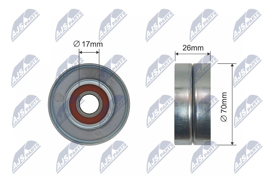 Tensor de la correa trapecial poli v Chrysler Voyager III