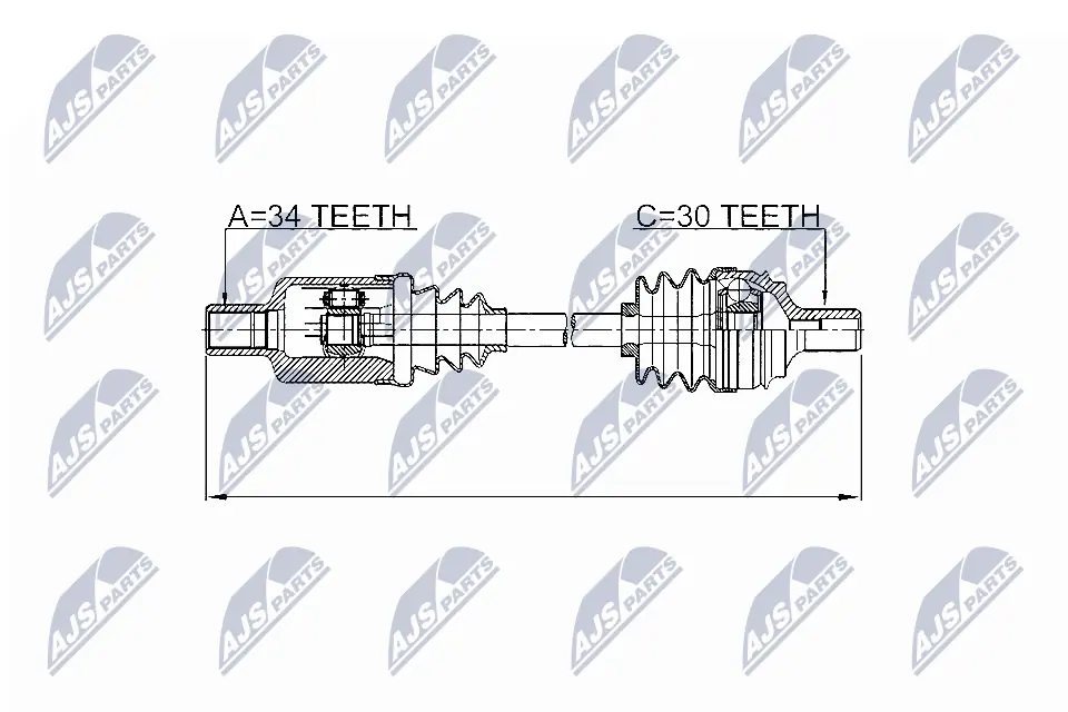 Comprar A2213301601 VAG Semieje delantero izquierdo