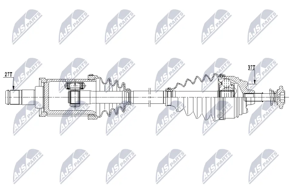 NPWBM208 NTY Semieje delantero izquierdo
