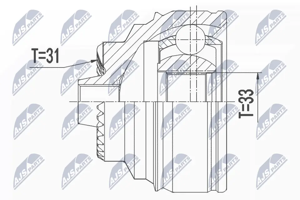 Junta homocinética para Mini Cooper  F57