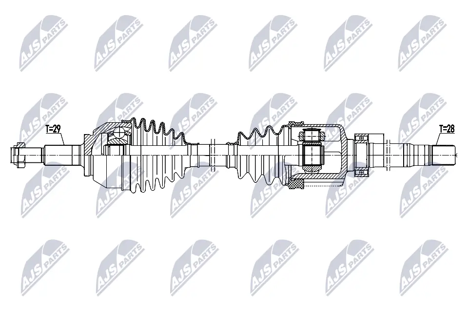 391009653R Renault (RVI) Semieje delantero derecho