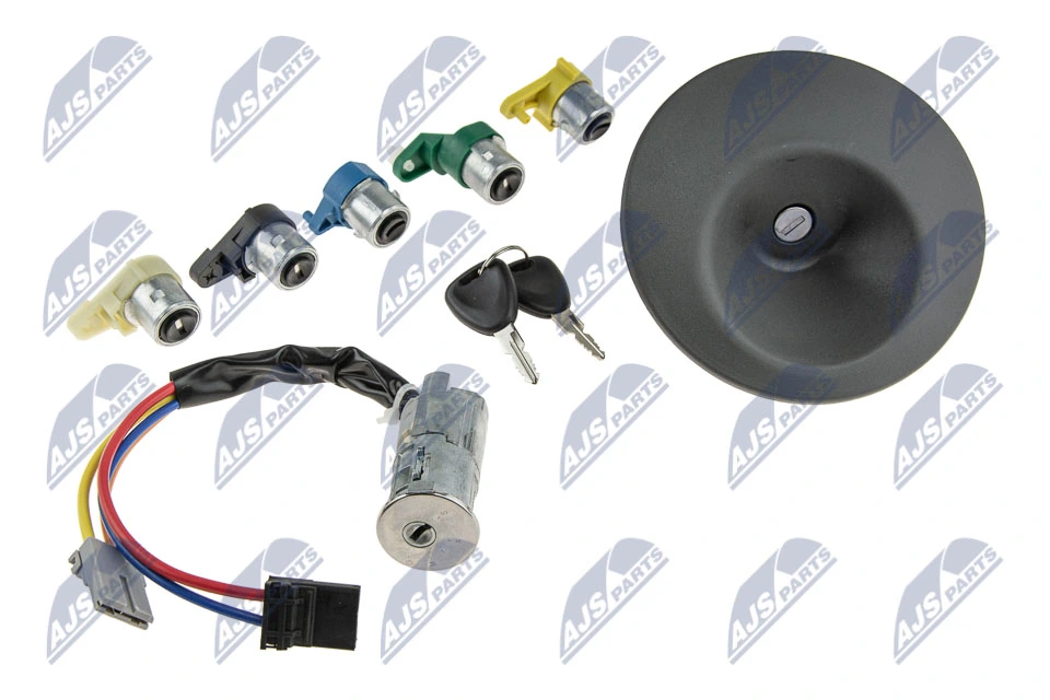 Cilindros de cerradura, juego para Renault Kangoo I KC0, KC1