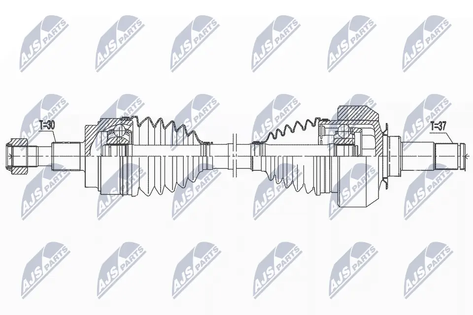 Semieje trasero para Mercedes ML/GLE  W164