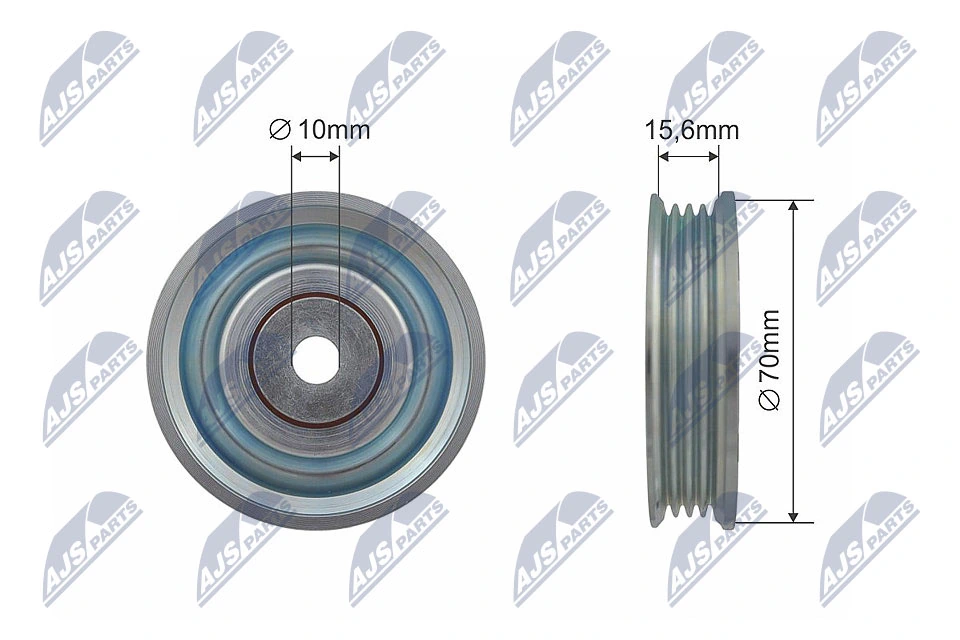 Polea tensora correa poli V para Suzuki Swift MZ, EZ