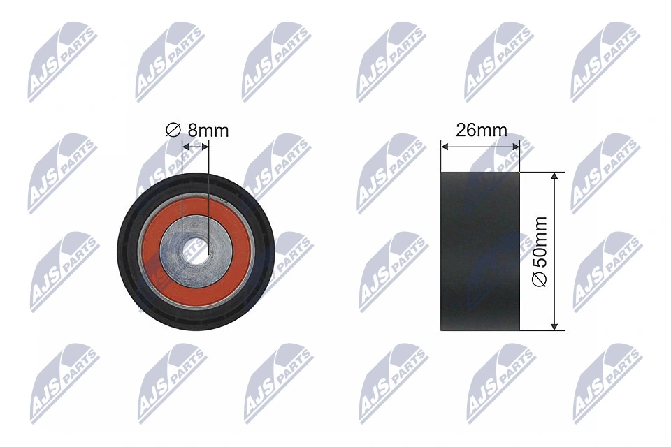 Rodillo guia 307  familiar (2002-2009) original desde 18,92 €