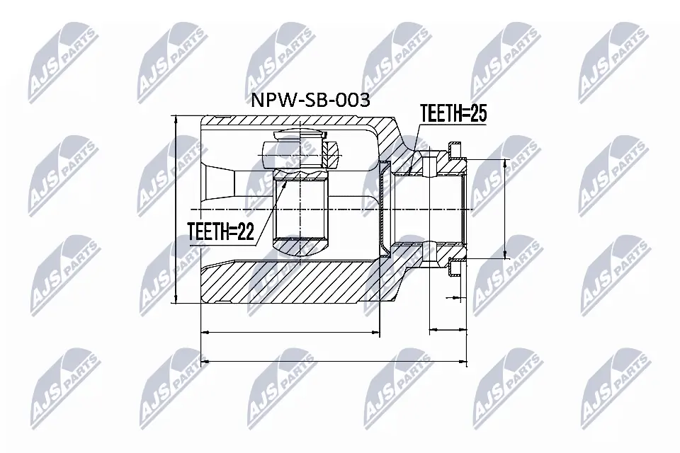 NPWSB003 NTY Junta homocinética