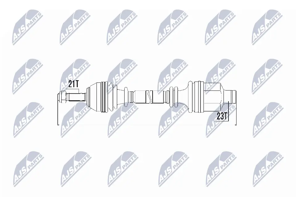 Semieje delantero derecho Polcar T49150SP precio, desde 84,17 EUR