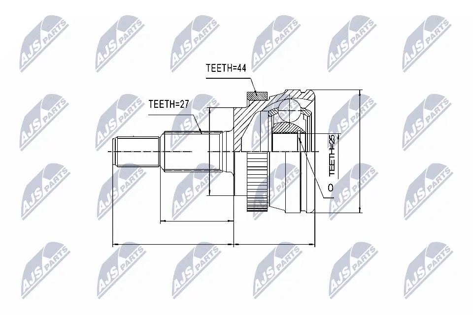 Junta homocinética exterior delantera Renault Espace III monovolumen (JE) (1997 - 2003) precio, desde 44,17 EUR