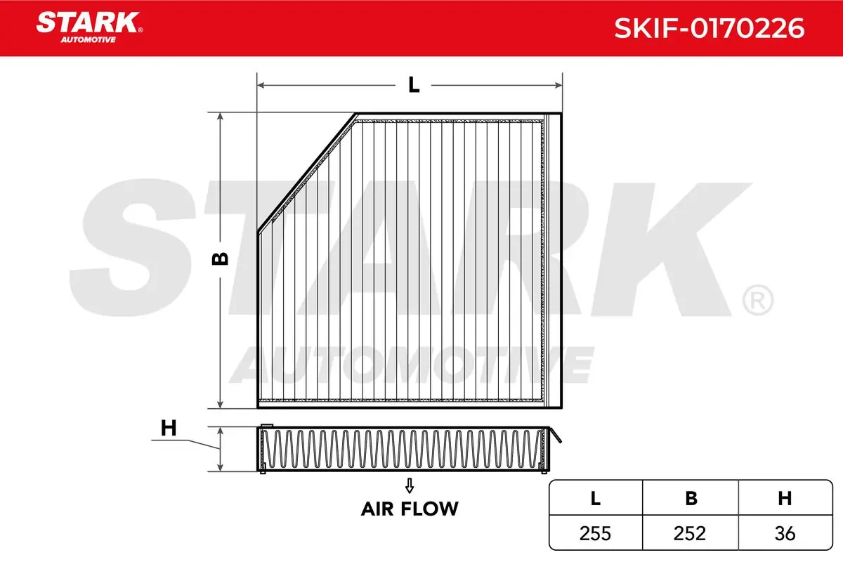 SKIF0170226 Market (OEM) Filtro antipolen