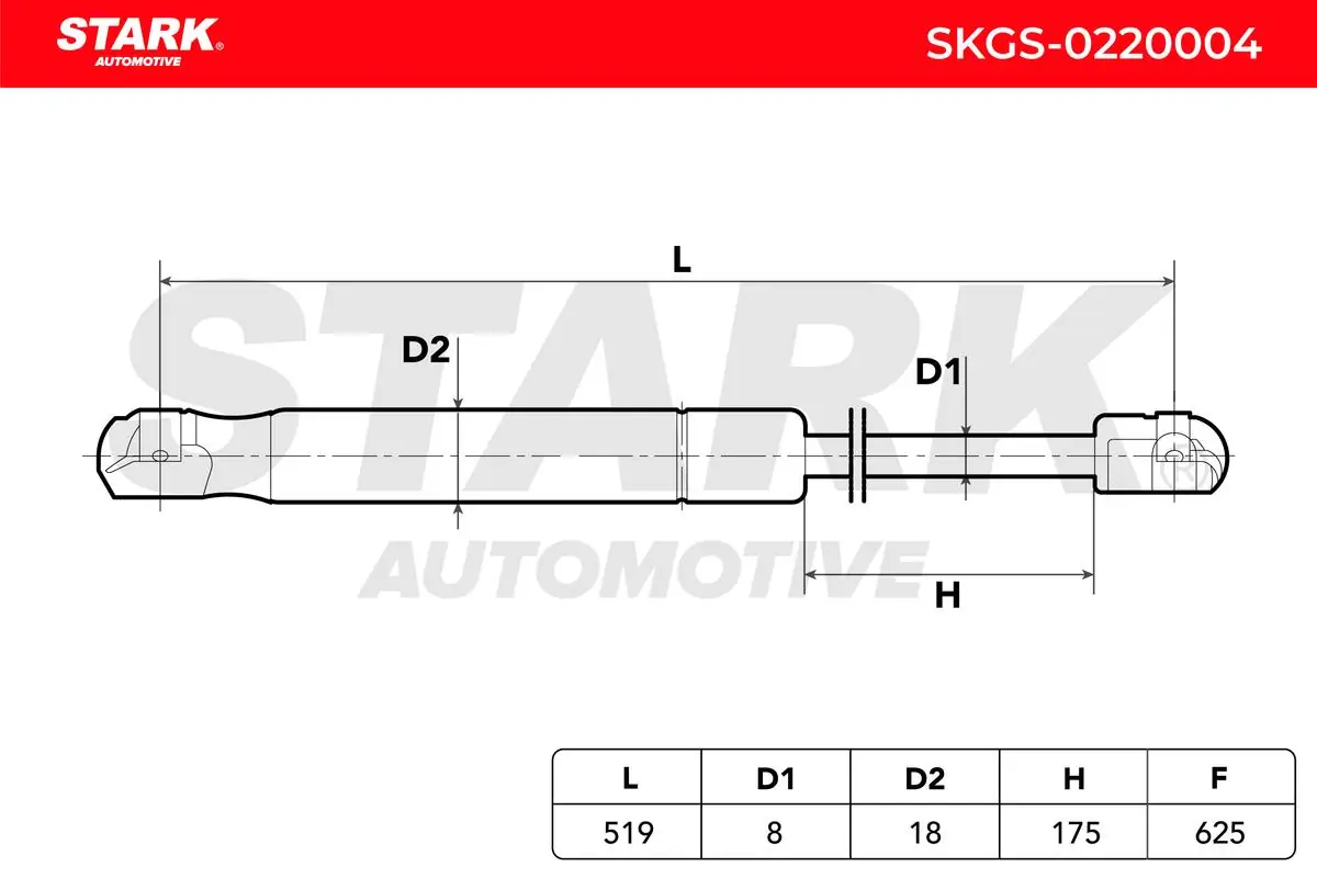 Amortiguador de maletero Market (OEM) SKGS0220004 precio, desde 10,41 EUR