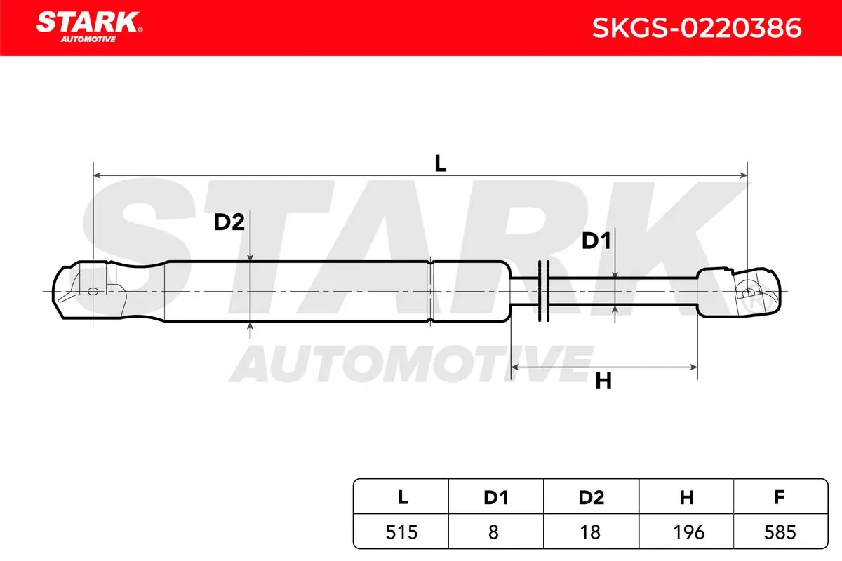 Muelle neumatico maletero para Hyundai Tucson I (JM)