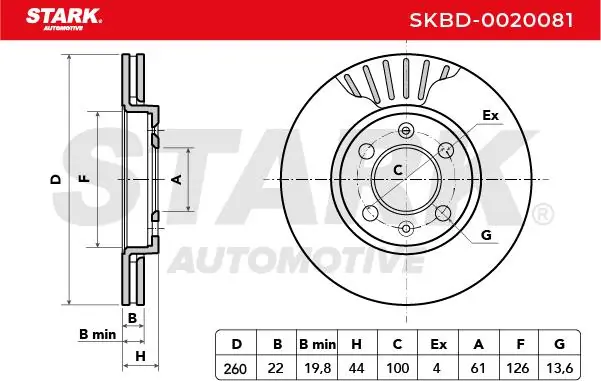 Comprar SKBD0020081 Market (OEM) Freno de disco delantero