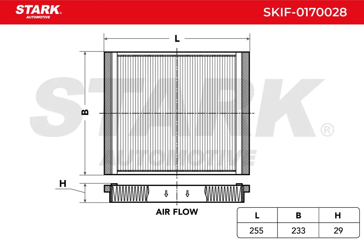 SKIF0170028 Market (OEM) Filtro antipolen