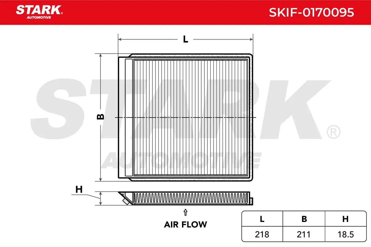 Filtro de habitáculo SKIF0170095 Market (OEM)