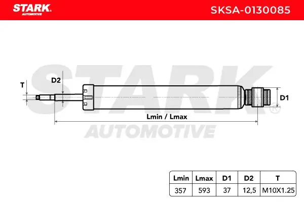 SKSA0130085 Market (OEM) Amortiguadores posteriores