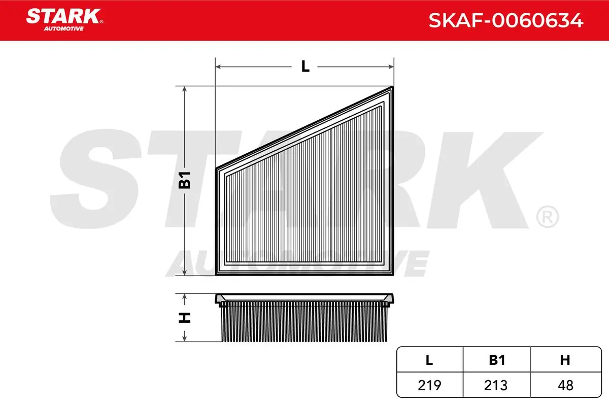 Filtro de aire SKAF0060634 Market (OEM)