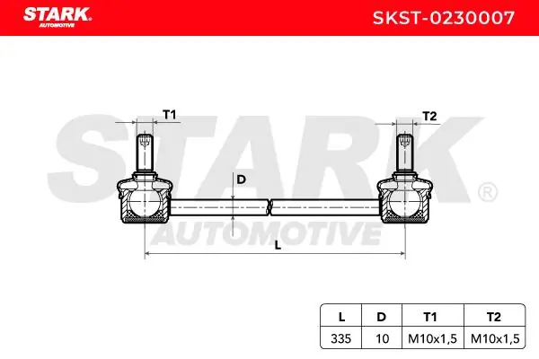 Soporte de barra estabilizadora delantera Peugeot 208 CA, CC