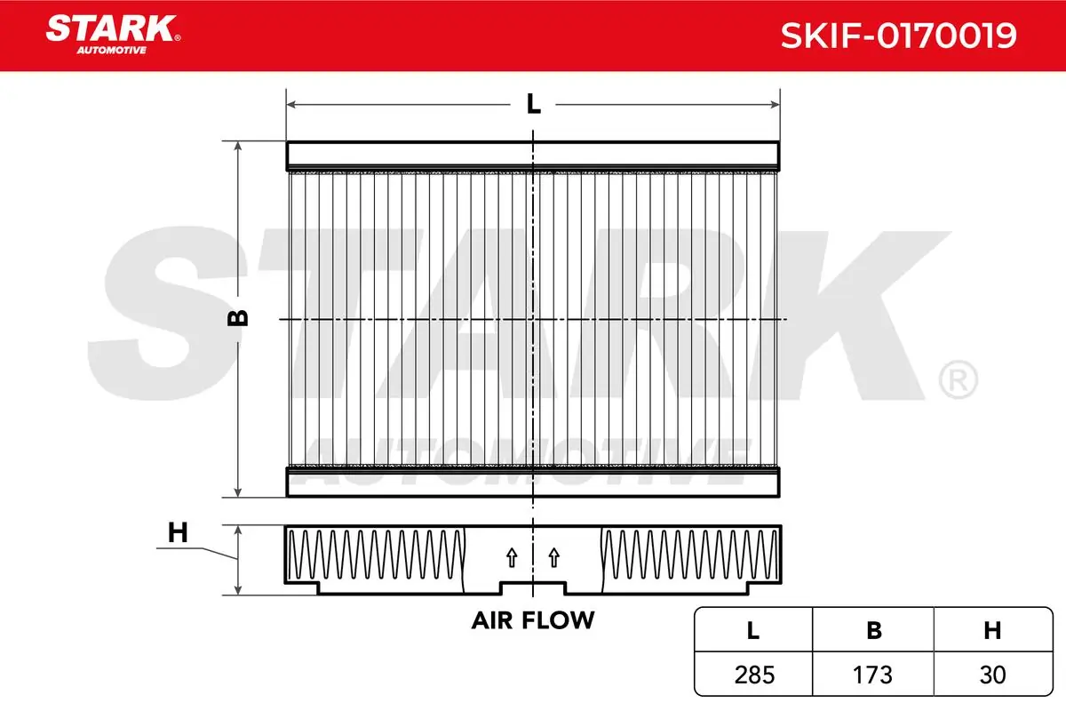 SKIF0170019 Market (OEM) Filtro antipolen