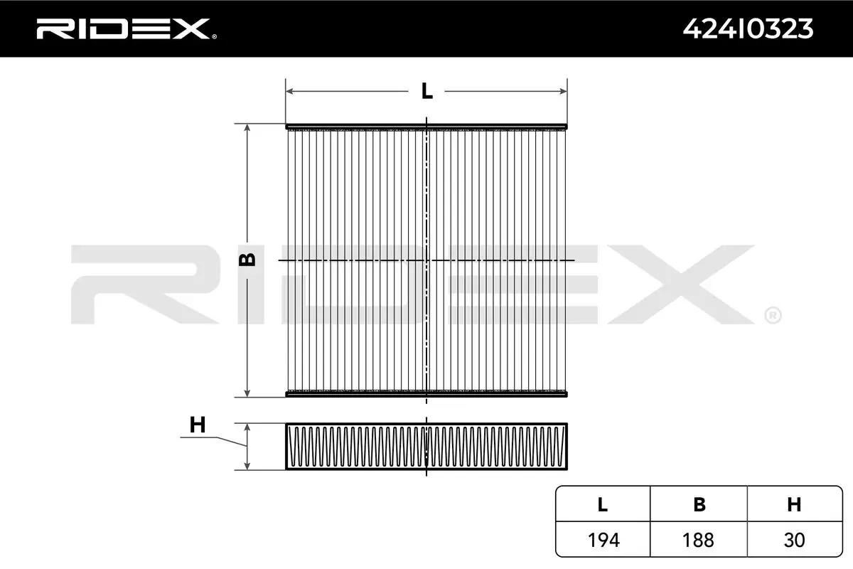 424I0323 Ridex Filtro antipolen
