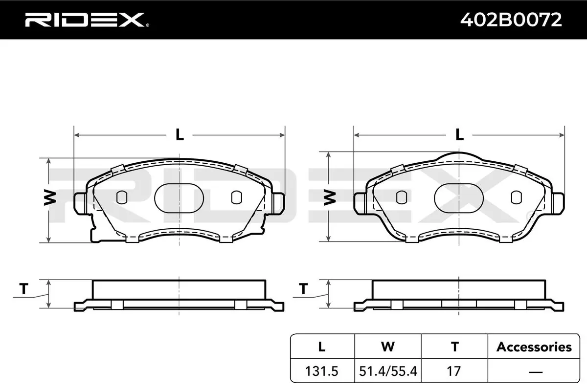 Pastillas de freno delanteras para Opel Insignia  (G09)