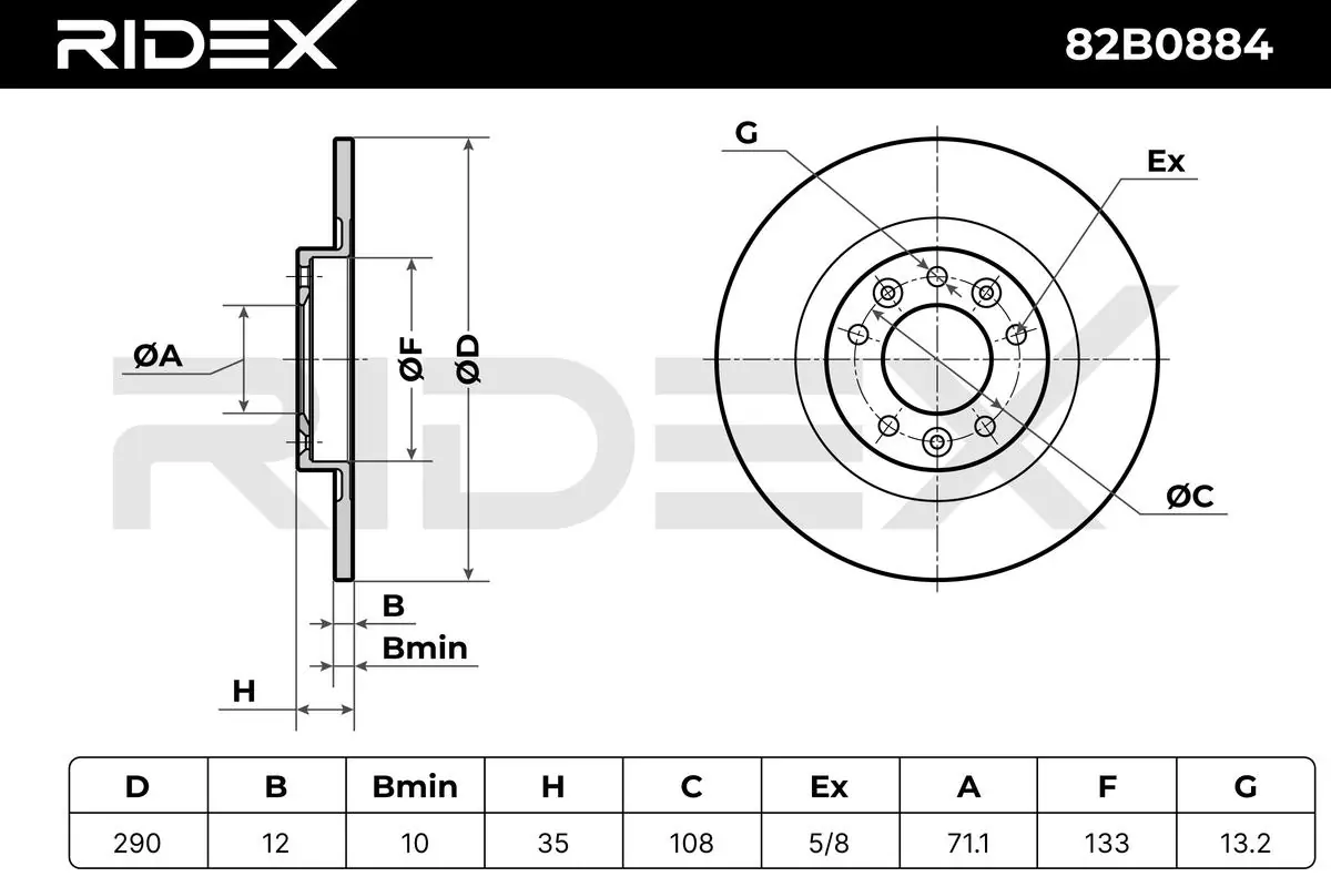 Comprar Disco de freno trasero Citroen C4 3A, 3E a bajo precio