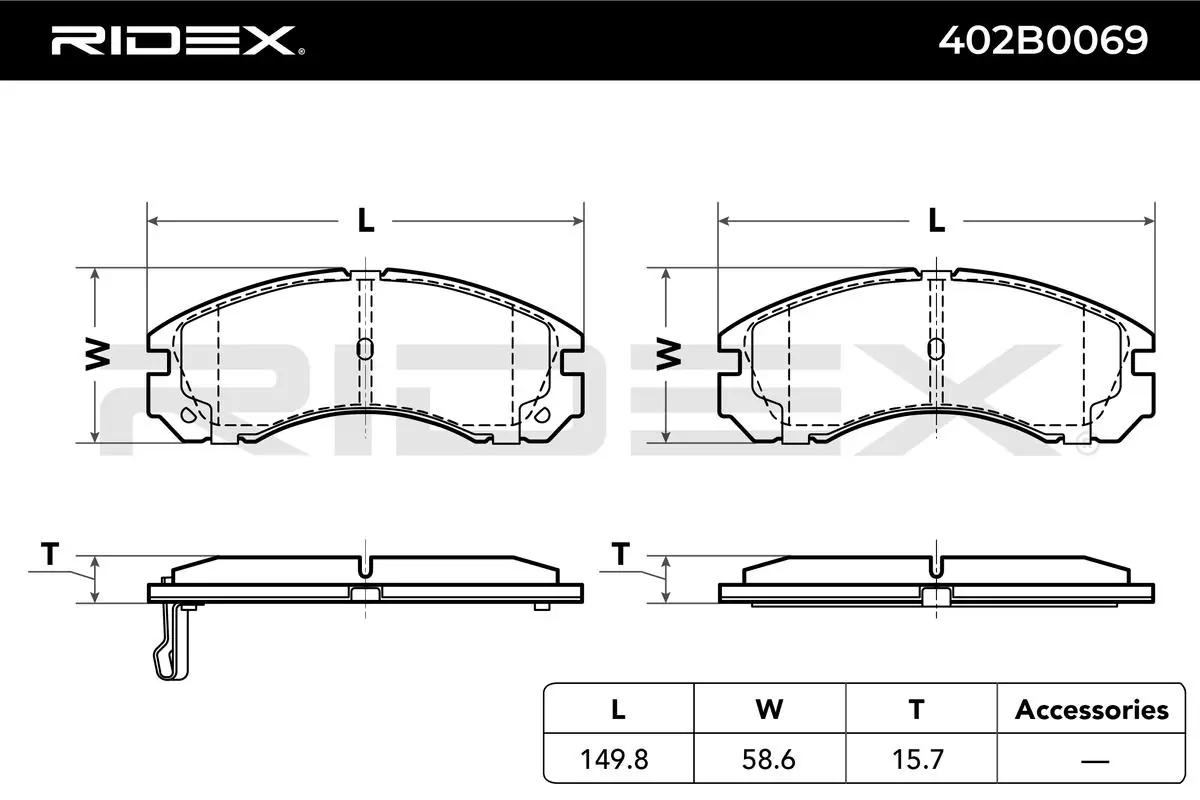 Pastillas freno delanteras Mitsubishi Pajero  desde 30,59 €