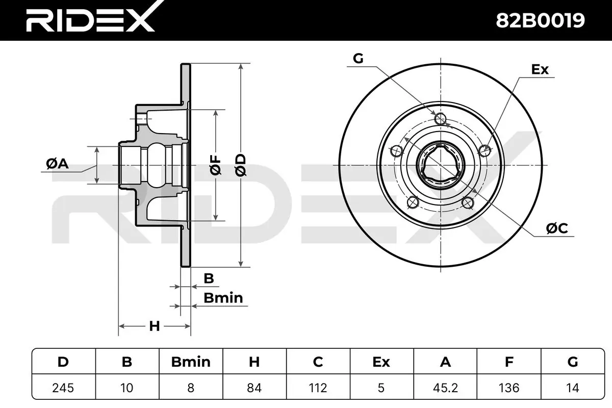 82B0019 Ridex