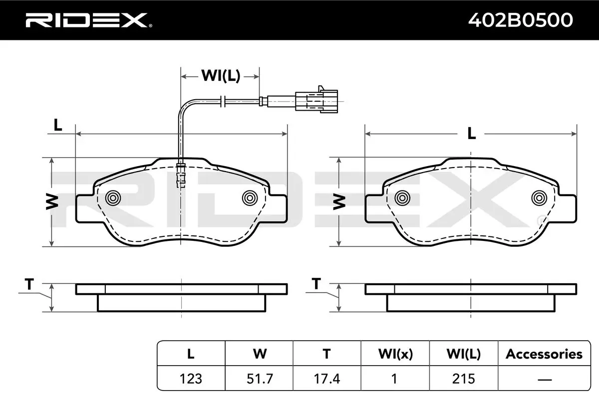 Precio del repuesto Pastillas de freno delanteras Panda II hatchback