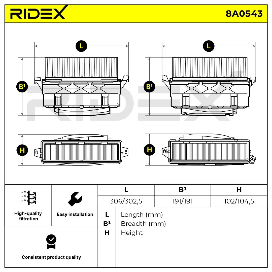 8A0543 Ridex