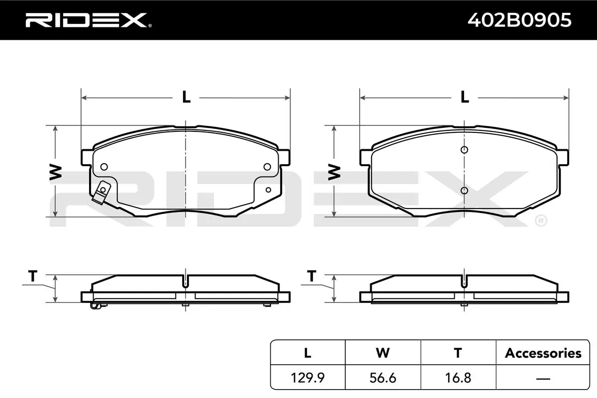 Pastillas de freno delanteras para Hyundai Sonata VI (YF)