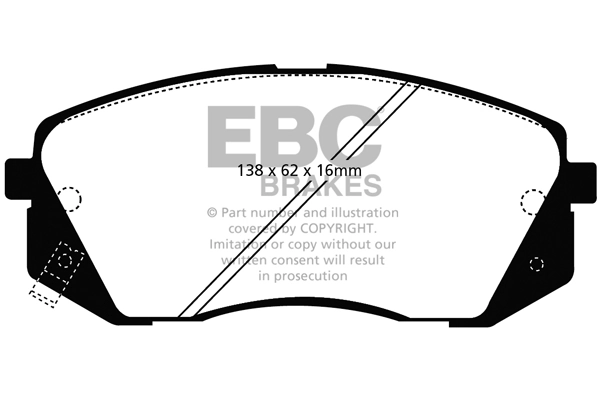 DP21809 EBC Brakes