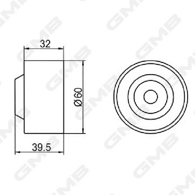 Comprar GT10050 GMB Polea correa distribución