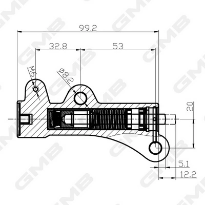 Tensor de la correa de distribución Mitsubishi Pajero IV SHORT SUV (V80) (2006 - 2013) precio, desde 76,49 EUR