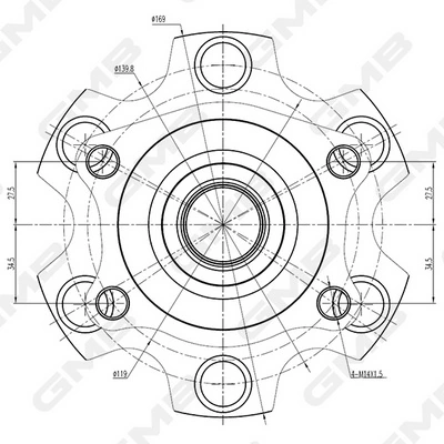  Cojinete de rueda Mitsubishi Pajero 