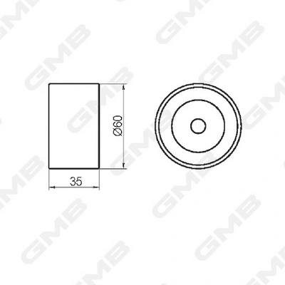 Comprar GT10101 GMB Tensor correa distribución