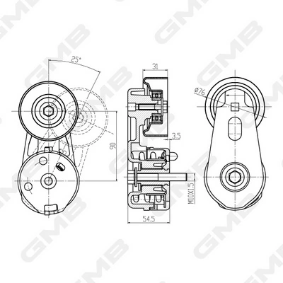 Tensor de la correa trapecial Swag 33110946 precio, desde 52,17 EUR